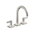 Kohler Venza 2H Dck-Mnt Fct Trim Vibrant Brushed Nickel T28131-4-BN